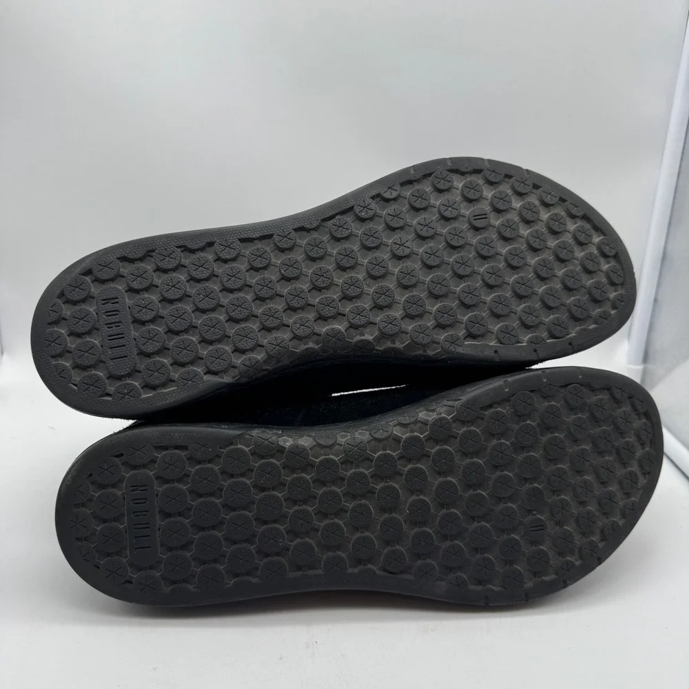 NoBull‎ Black Mid Suede Lace-up Trainer Sneaker Lifting Shoes Men's 11